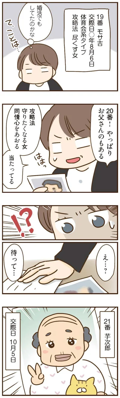 婚活でもしてたのかな