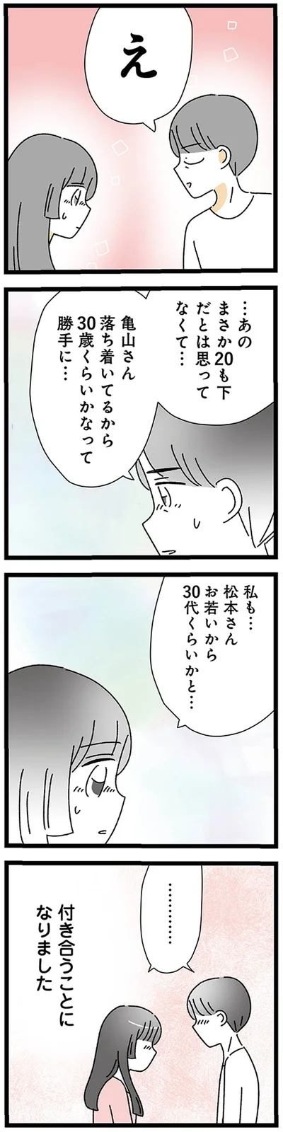 落ちついてるから30歳くらいかなって