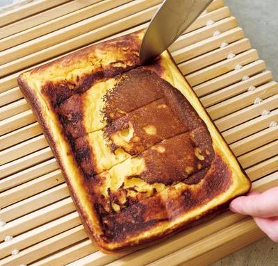 浅く切れ目を入れると巻きやすい