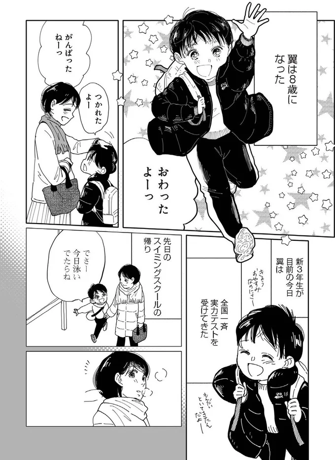 翼は全国一斉実力テストを受けてきた