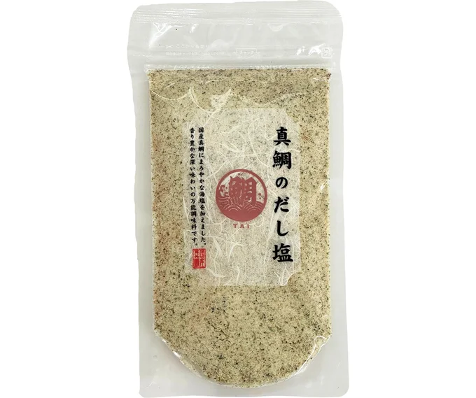 魚介のだしと香りが和食によく合うこだわりの塩「真鯛だし塩」