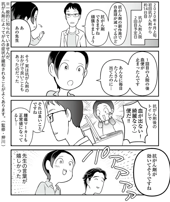 血便が止まったんです