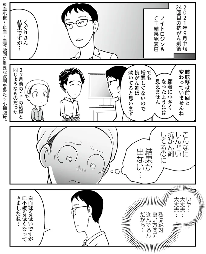 こんなにしんどい抗がん剤してるのに