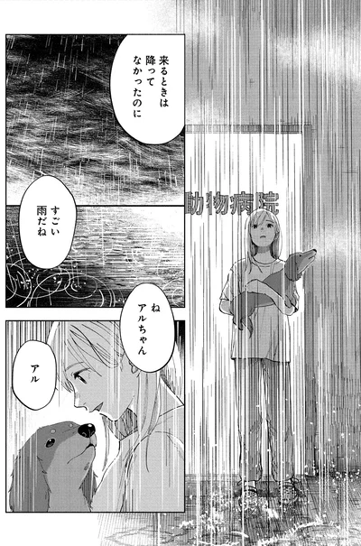 すごい雨だね