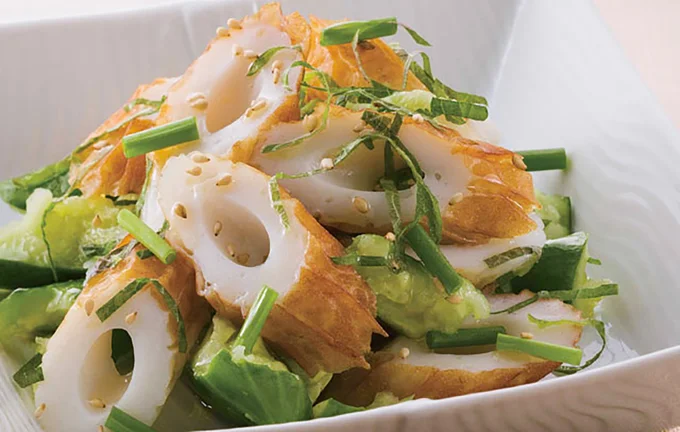 ごま油と塩だけのシンプルな味つけで、ちくわの旨みが引き立つ一品「ちくわの和風ナムルのレシピ」