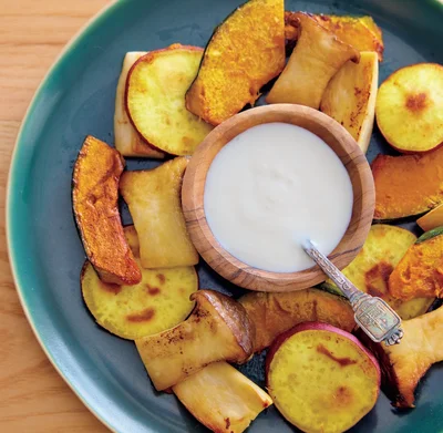 グリル野菜のサラダ シーザーソース