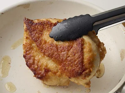 皮目は後で焼く