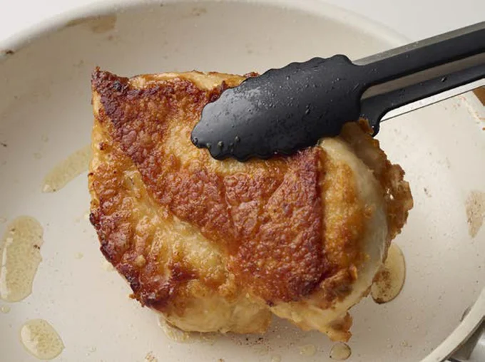 皮目は後で焼く