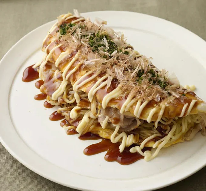 お手軽オムソバ