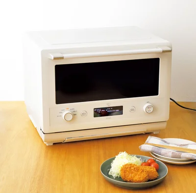 レンジとグリルの連携により、本格調理が可能