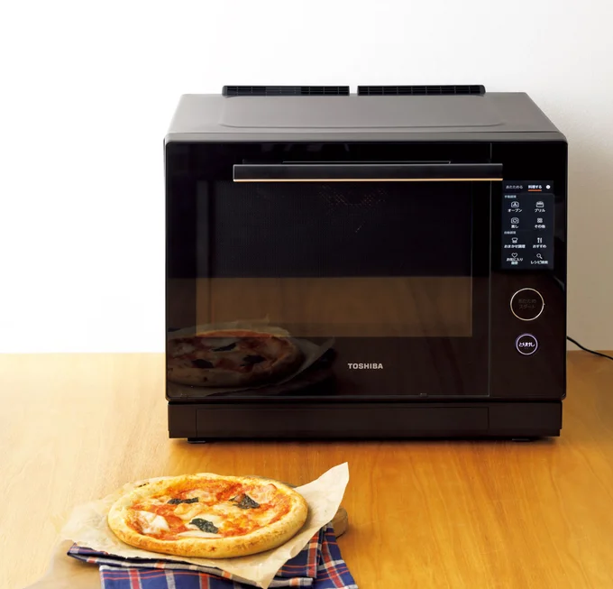 高温で、パンもおかずも手軽に作れるオーブンレンジ