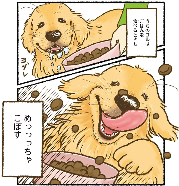 ご飯を食べるときも