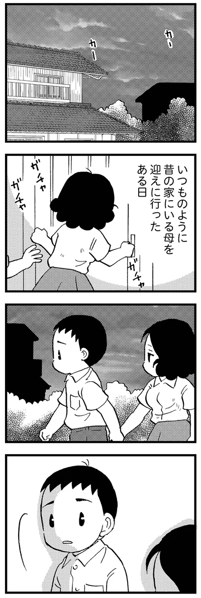 昔の家にいる母を迎えに行ったある日