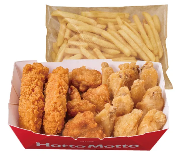 ポテト付きトリプルチキンBOX　1,650円
