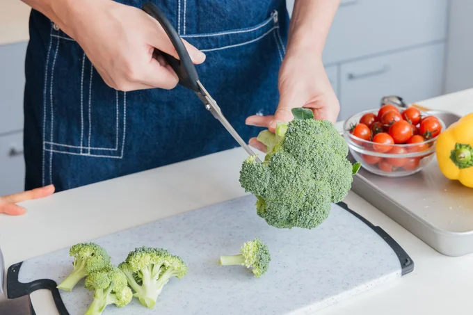 ハサミの切れ味に姉弟揃って感動！