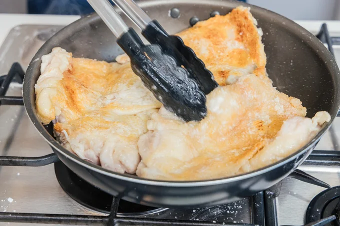 いい焼き色が付きました♪