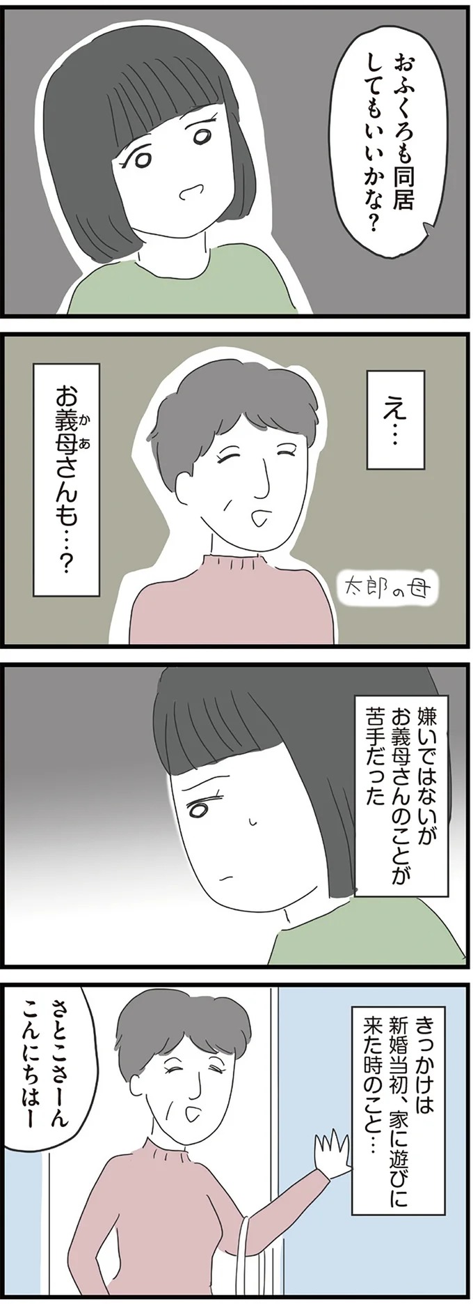 お義母さんが苦手だった