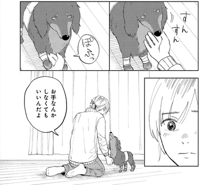 お手なんかしなくてもいいんだよ