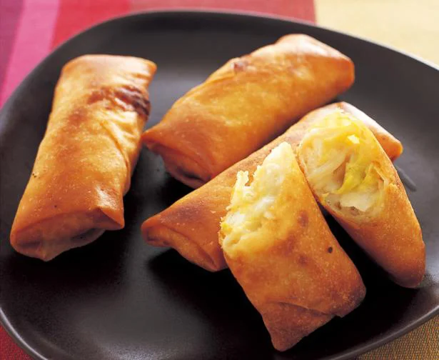 「とろとろ白菜春巻き」