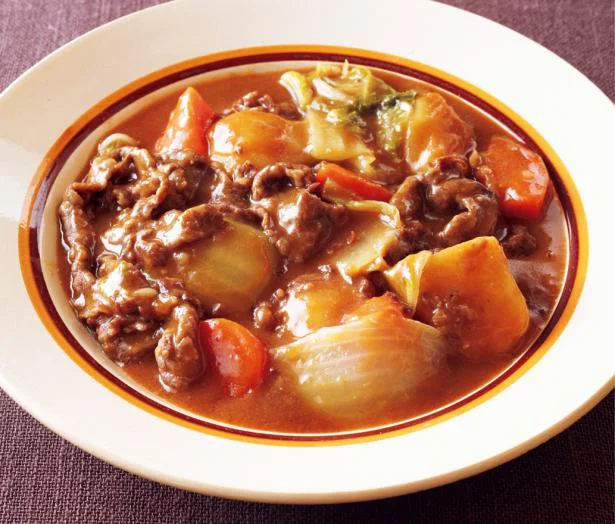 「白菜入りビーフシチュー」