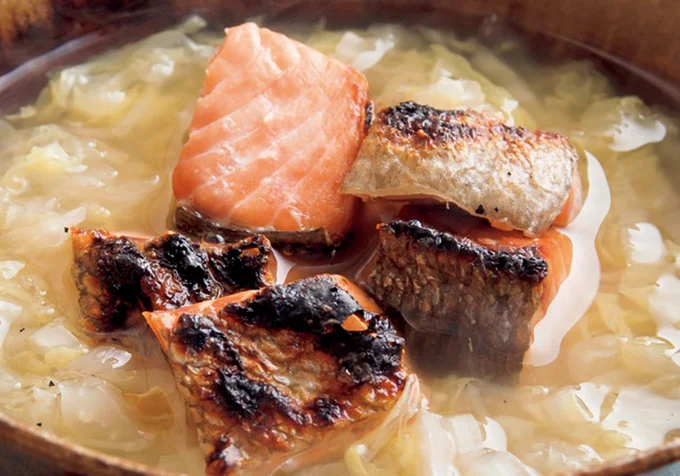 こんがり焼いた鮭