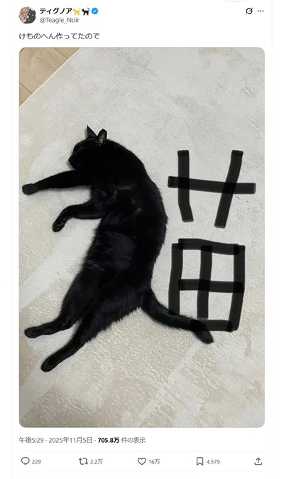 これは…けものへん!?▶ハマりすぎてる…（⇒次へ）