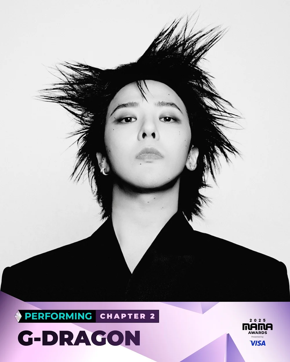 MAMA2025】G-DRAGONが3冠達成「来年はBIBGANG20周年。1人ではなく