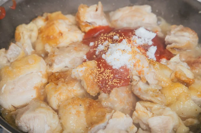 少し甘めのソースが美味