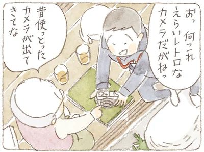 昔使っとったカメラが出てきてな