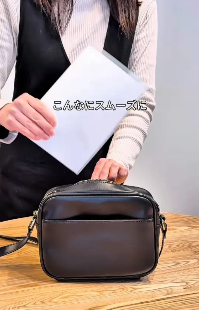 カバンに書類を入れるときもグチャっとならない!▶そのほかにも日常生活で使えるアイデアがたくさん!(⇒次へ)