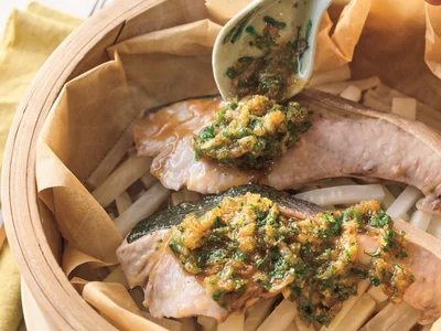 ぶりと大根の蒸しもの