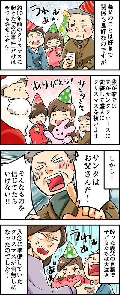 クリスマスが台無しに…