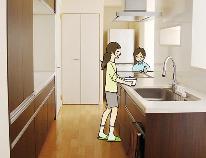 キッチンにも、なんにもない！