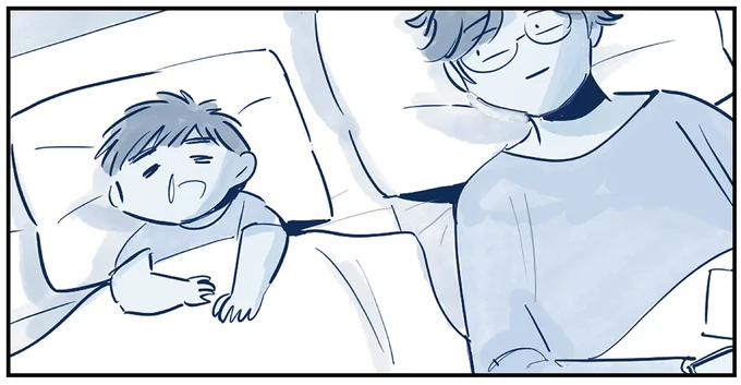 隣で寝ていると