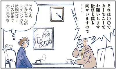 そろそろスイミングの時間だな…