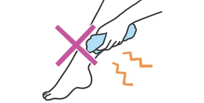 すねのゴシゴシ洗いはダメ