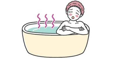 熱すぎるお湯は皮脂が奪われる