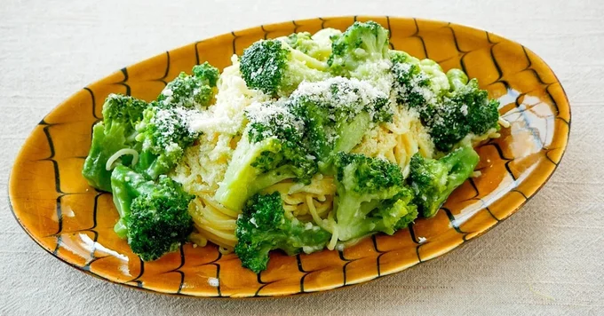 ブロッコリーのくたくたスパゲティ