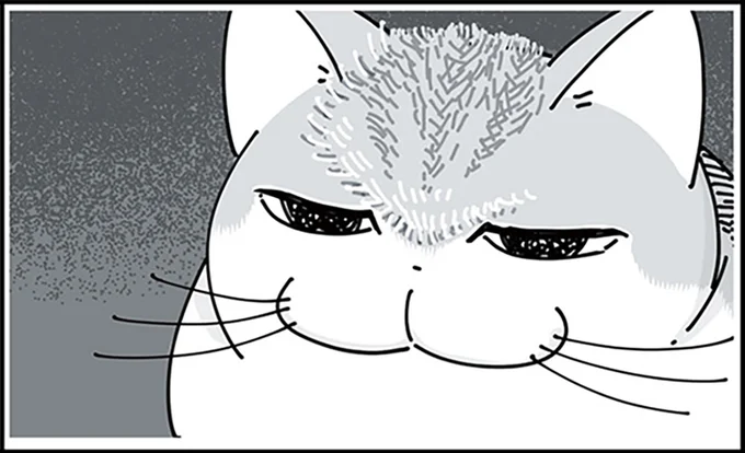 毛を逆立ててみた