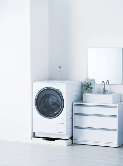 AQUAの『置ける』ドラム式洗濯乾燥機「まっ直ぐドラム」