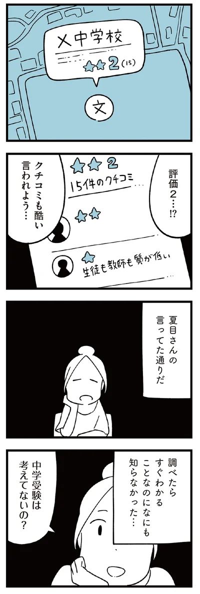 中学受験は考えてないの？