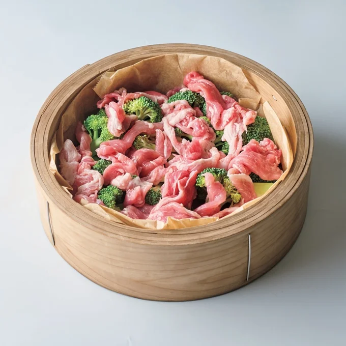 基本の蒸し方②食材を詰める
