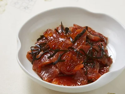 岩手県のサケの紅葉漬け