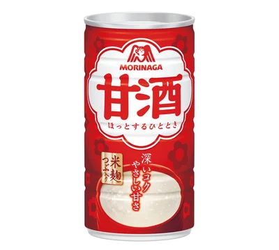 売り上げNo .1（※）赤い缶でおなじみの定番品「森永甘酒」