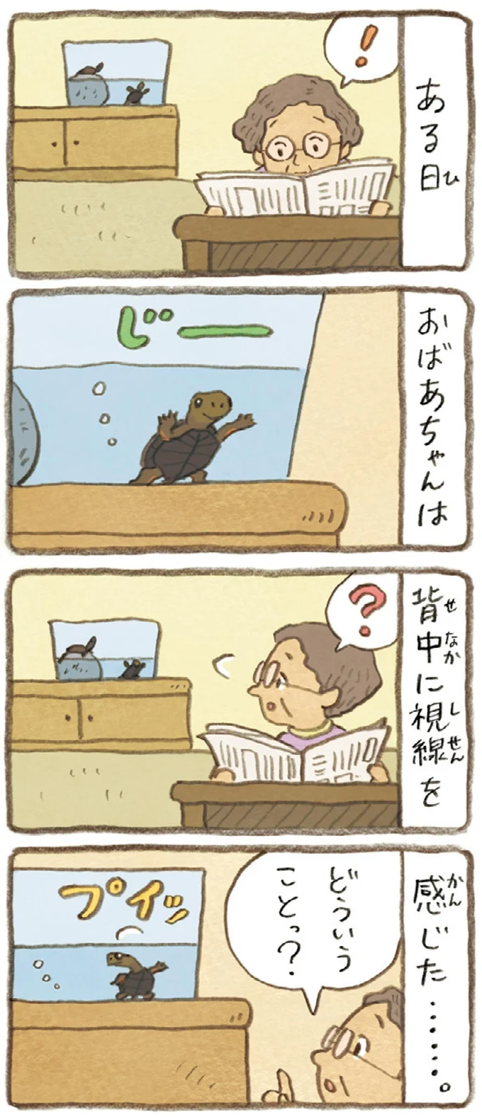 『おばあちゃんとかめ 何げに楽しい2匹とのくらし』より