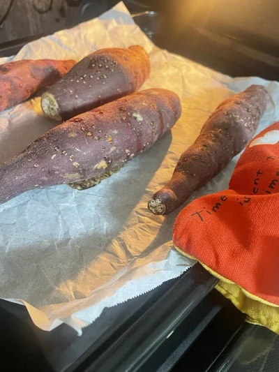 焼き上がりはこんな感じ！（▶︎仕上がりの見極めは次へ）