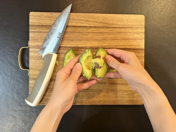 簡単に種から身が取れる！