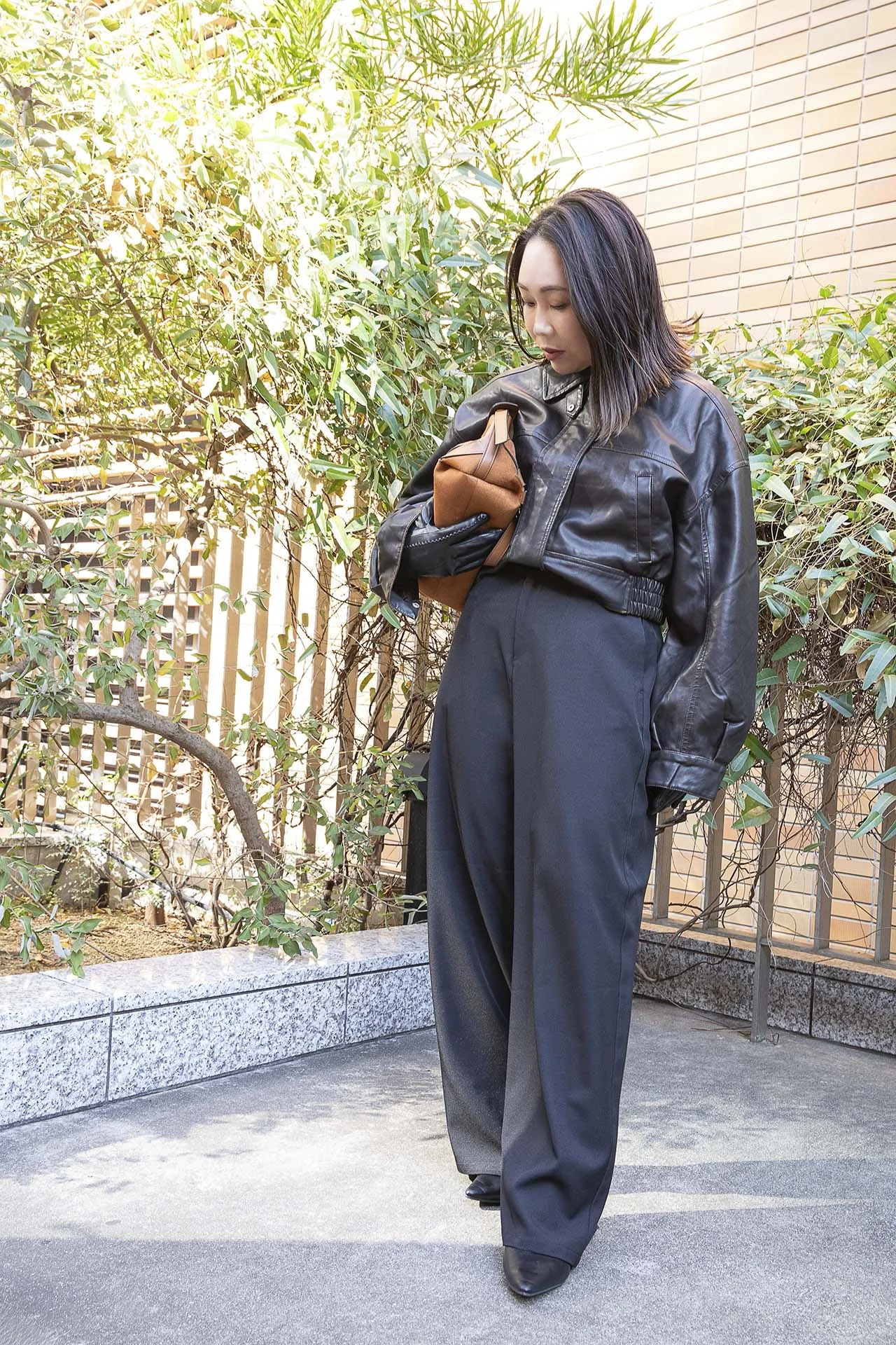 美品】YONFA☆クーコーパンツ S (black) 2026ss YONFA / クーコー
