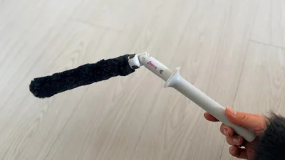 角度調節ができ、柄を伸ばすことができるモップ！　　　▶どうやって使う？