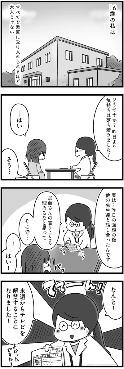 テレビを解禁することになりました！